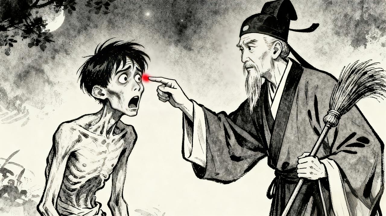 富家子夜夜惊叫，形销骨立！道人在他眉心点了一抹“红”，当夜安睡到天明？

富商独