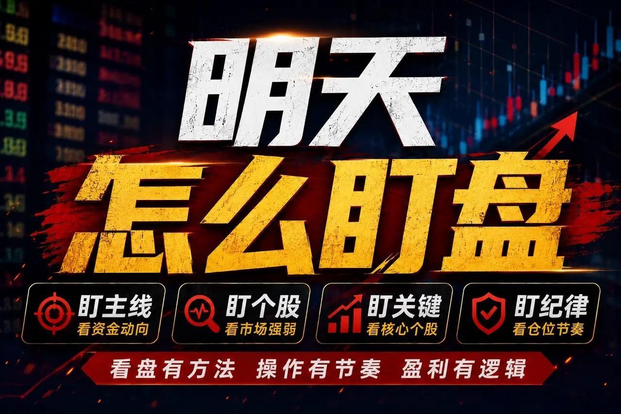 明天A股怎么盯？今天A股上午普涨失败，下午资金反手抱团成功。明天资金会打哪里？明