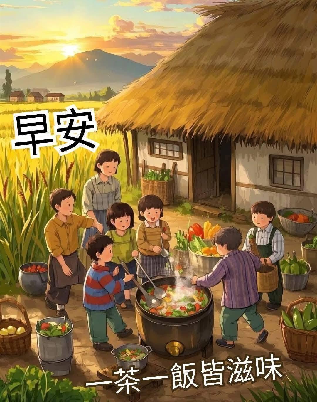 温馨乡村早安，一茶一饭皆滋味清晨的几个养生小方法你知道多少? 分享每日早安心语 