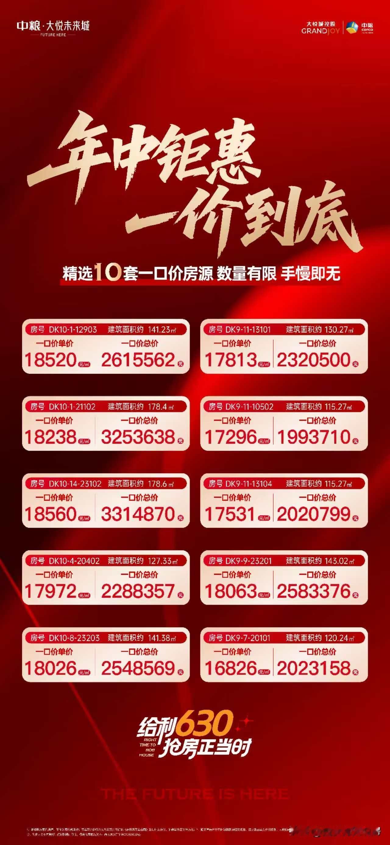 一到六月下旬，开发商都疯了，为了冲刺630，这降价房源如果让老业主看到了，还不疯