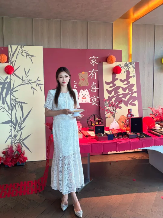 订婚宴布置❤️这么摆真的超好看