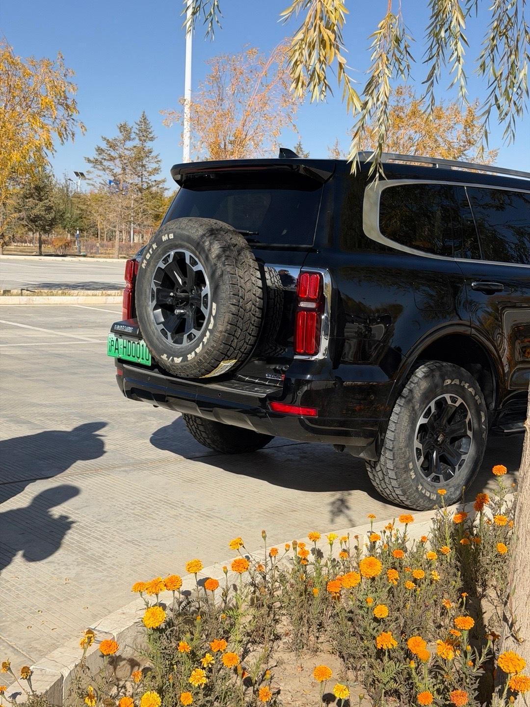 到达格尔木！嘿嘿，看我们酷酷的坦克500🚗 谁的live解说这么可爱～[酷] 