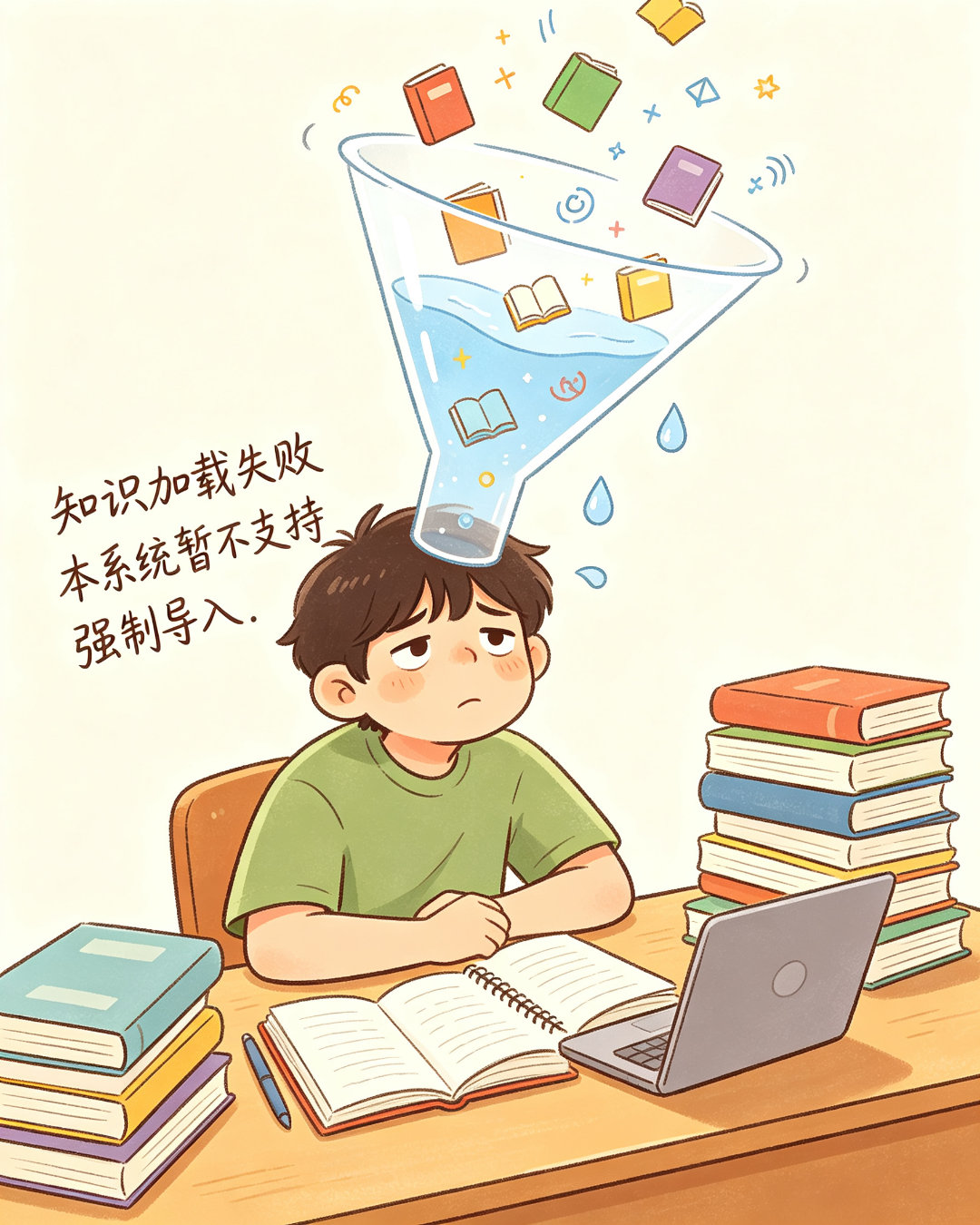 一个人不想学习，难道别人还能切开他的脑袋，把知识塞进去吗？——能的话，我早就把数