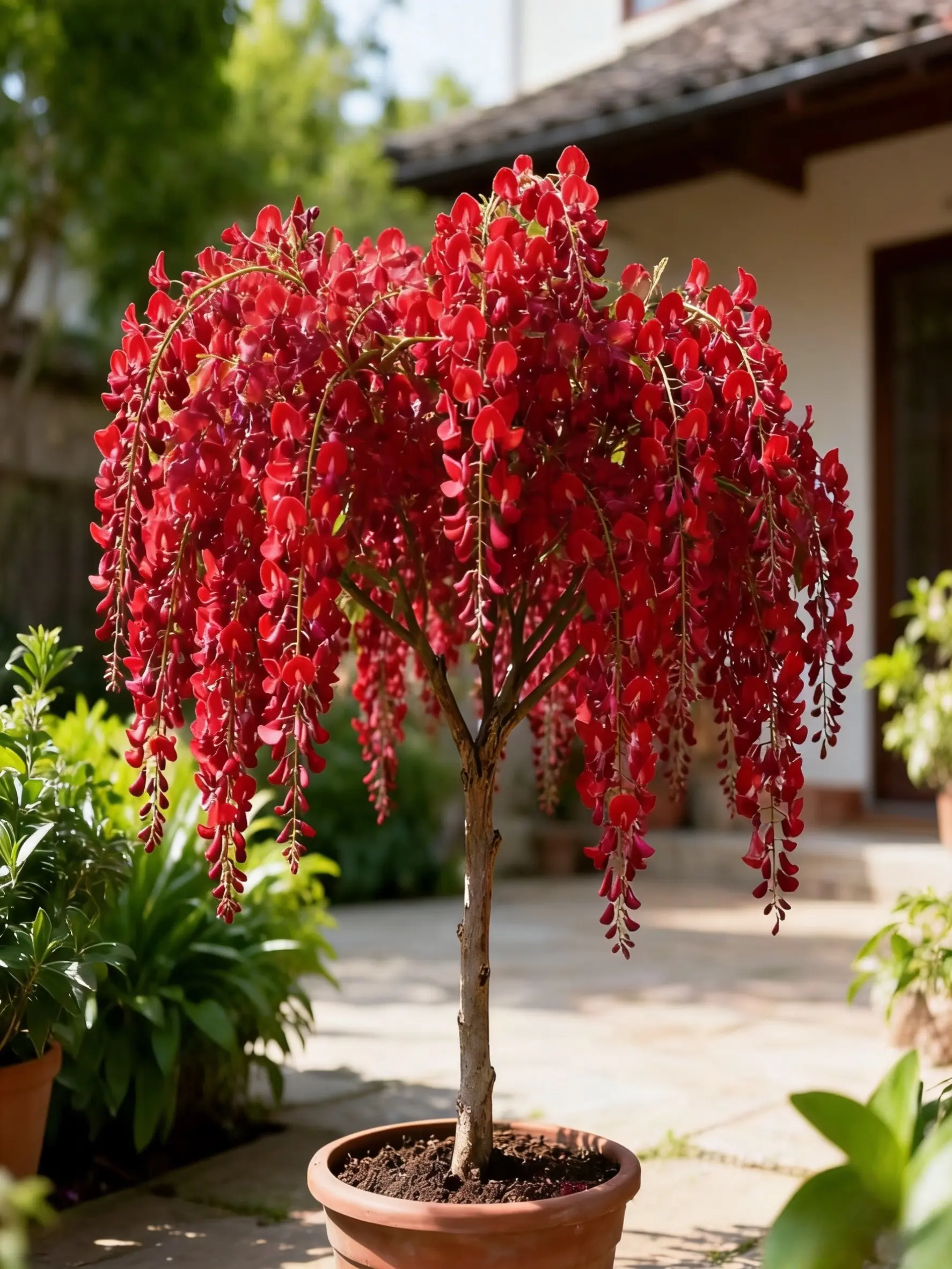 绿植庭院种植花卉绿植爱生活爱养花紫藤花