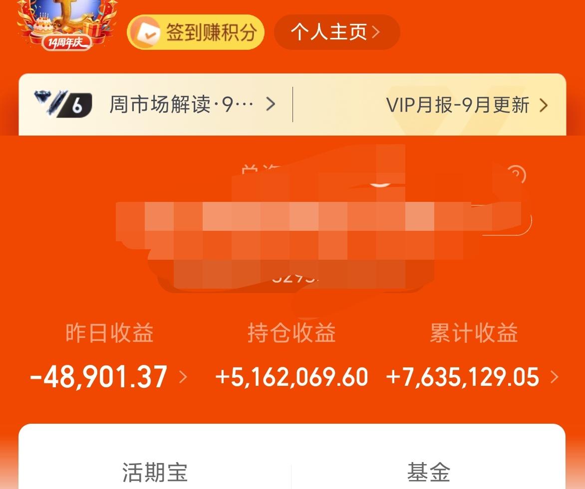 昨天基金-4W，累计763W。
现在确实又进入了一个比较无聊的交易时间，之前也说