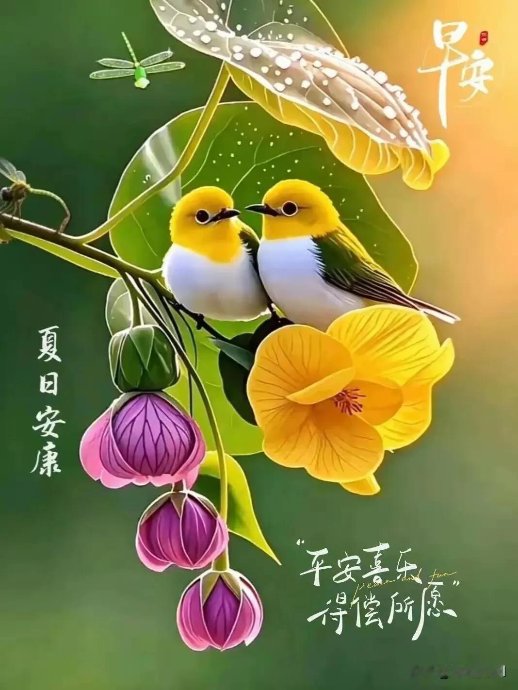 新晨驱散疲惫，愿你一整天都平安欢喜。