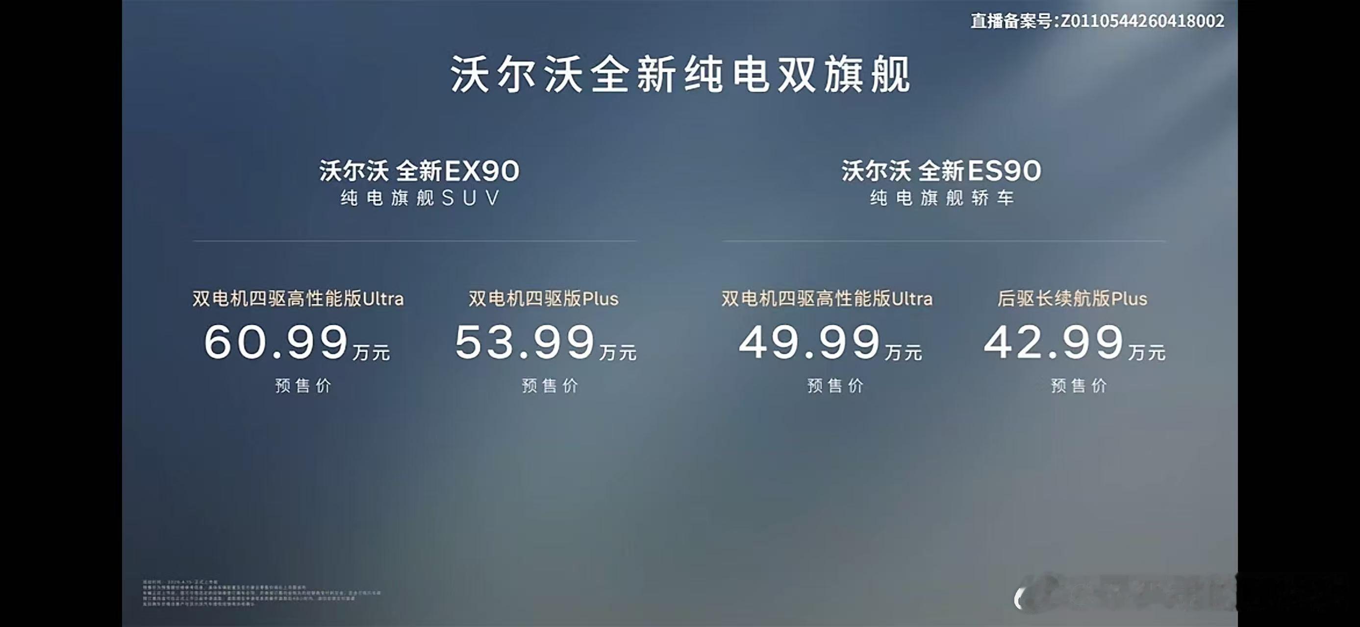 今晚上市的两个 旗舰沃尔沃 ES90小鹏的 GX价格一览 