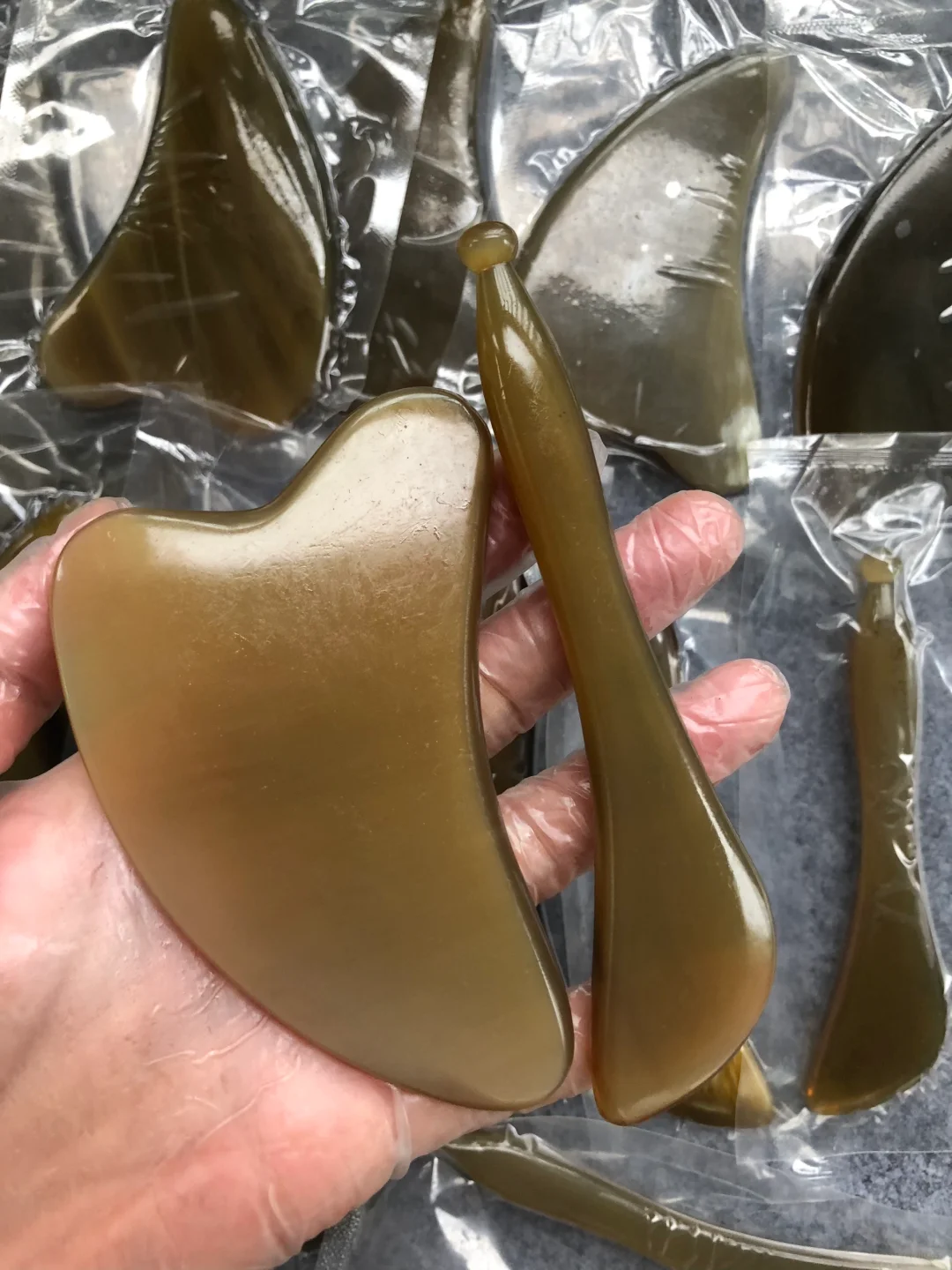 厚款牛角刮痧板拨筋棒，保养清洁注意事项