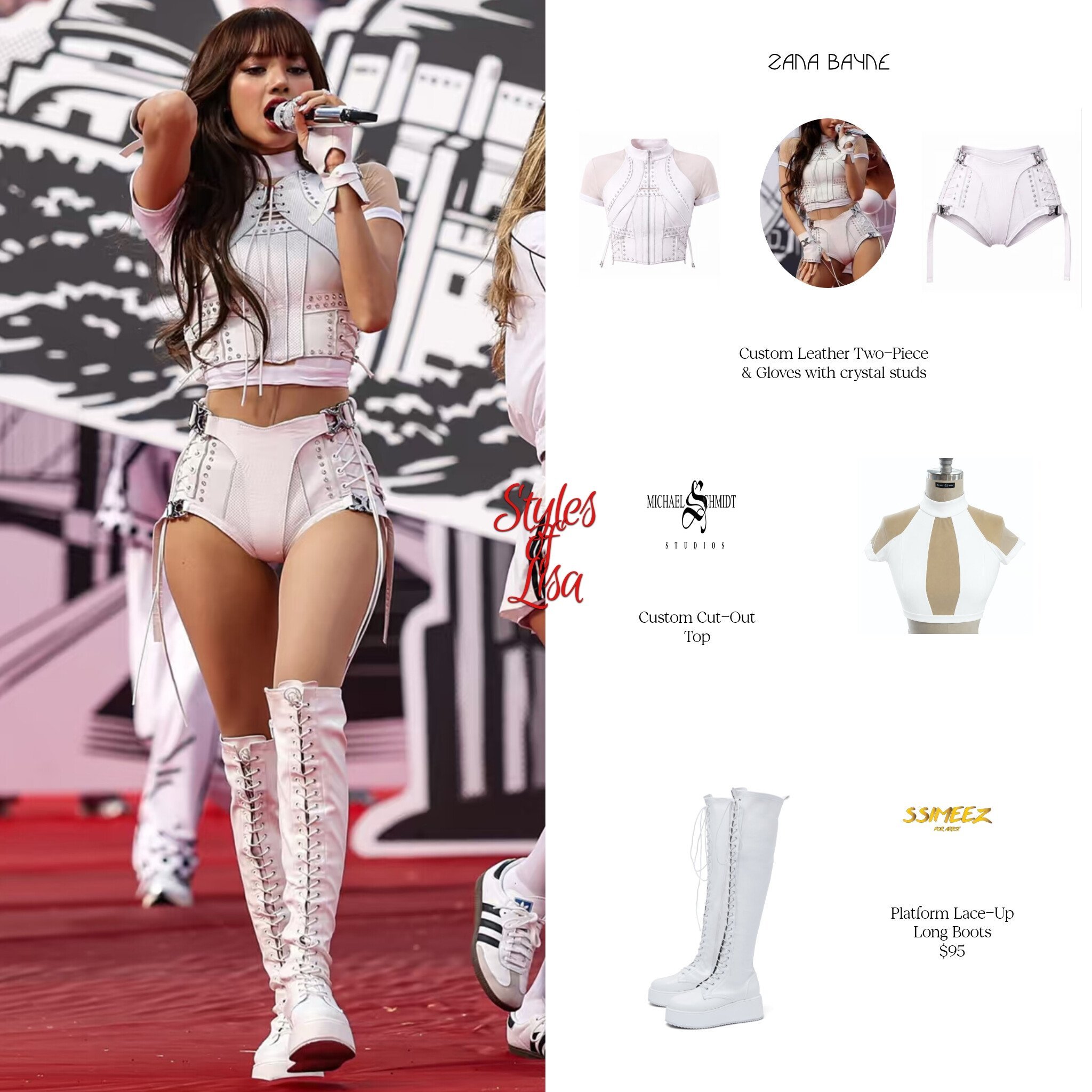 LISA 🖤lisa的腿长 260613 LISA相关服饰科普｜好美 