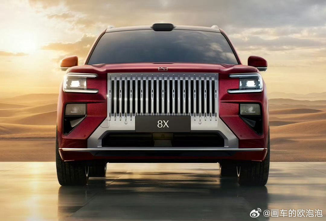 极氪8X官图来了，一段设计语言放在SUV上真的是自成一派~ 
