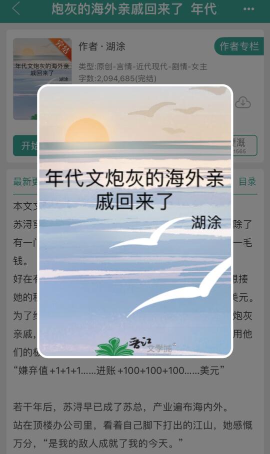 年代文炮灰的海外亲戚回来了