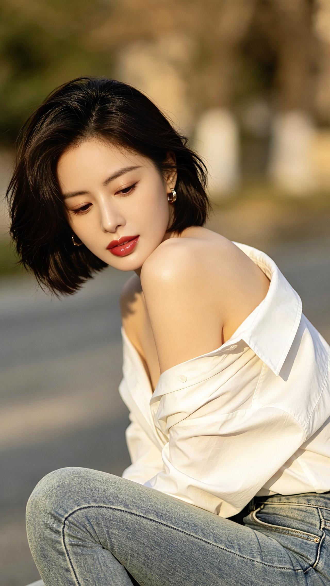 高级感写真 纯欲天花板 清冷感穿搭 又纯又欲 御姐