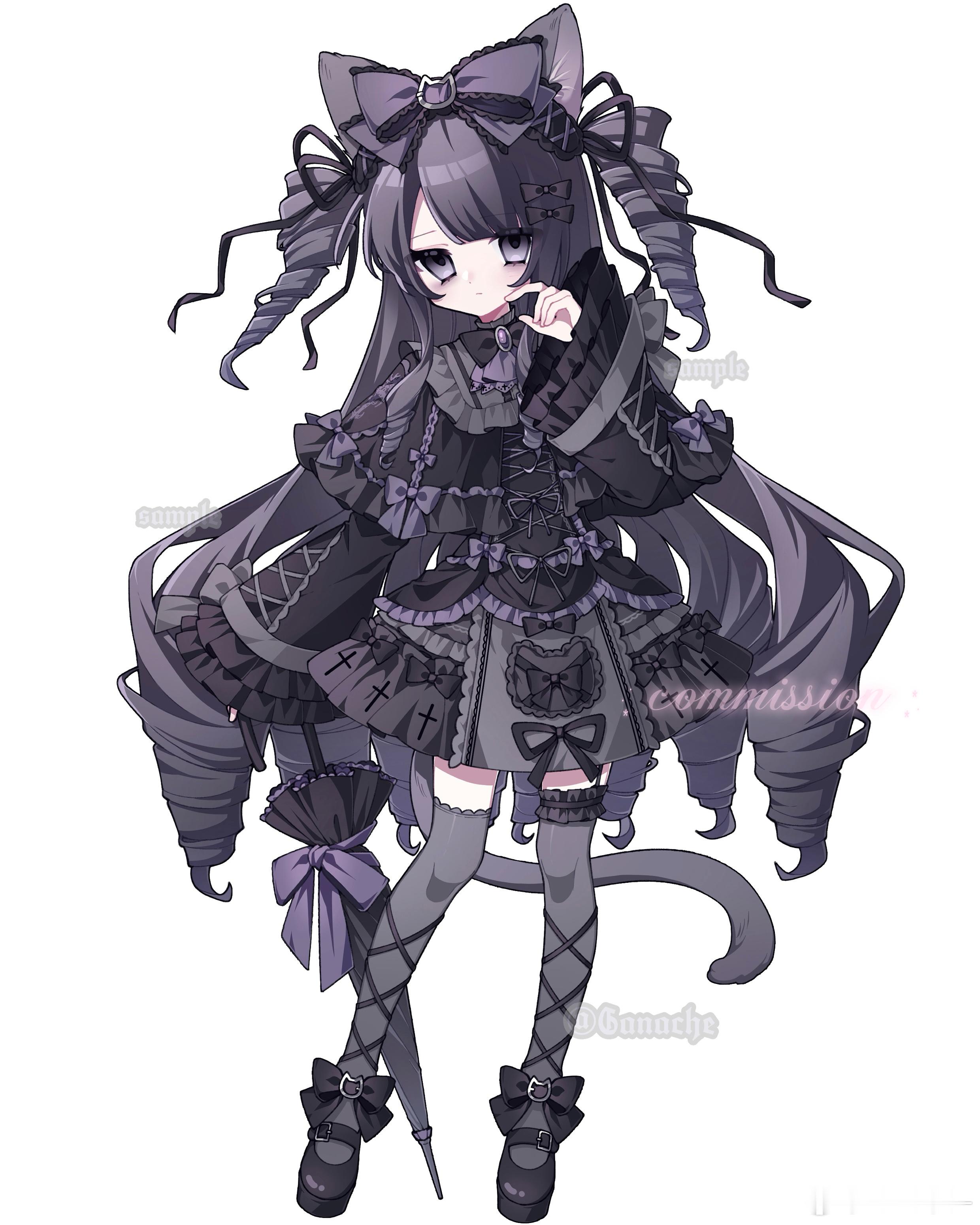 又抠细节抠上头了🐈⬛💜 
