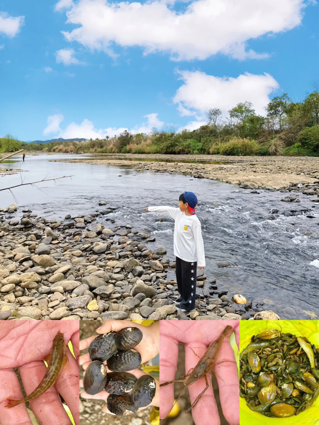 巨多河鲜‼️这个野营地真心好玩😆免费露营🎣