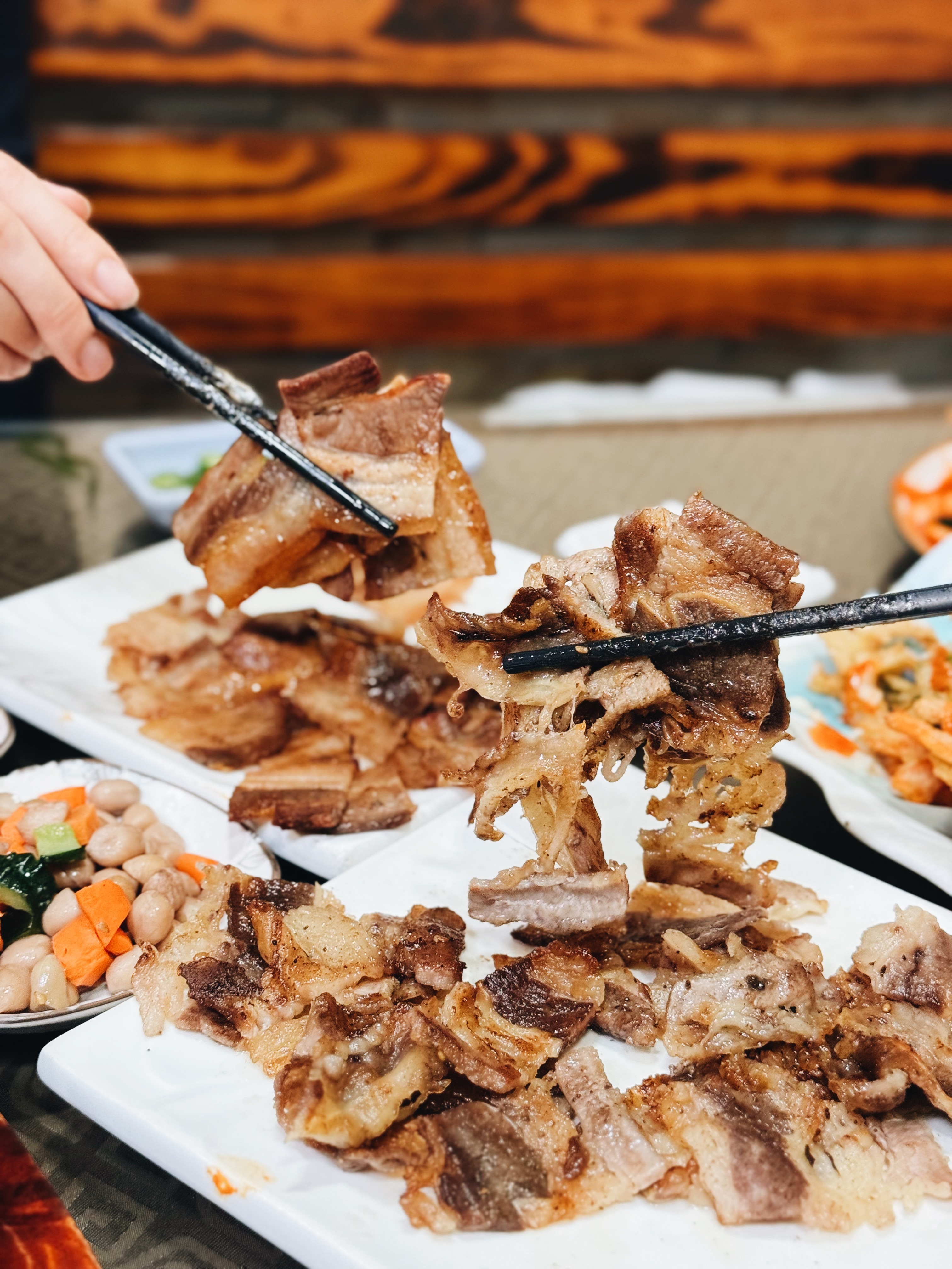 盐城老字号平价韩料馆子韩式烤肉海鲜饼🥩年糕拉面拌鱿鱼🦑石锅拌饭煎豆腐🍚再来