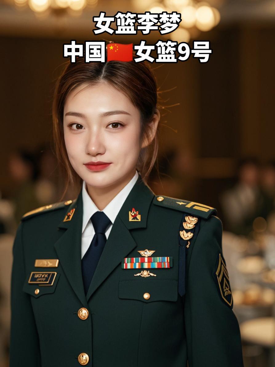 AI军人英姿 李梦 中国女篮