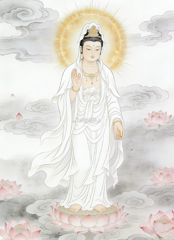 遇到观音菩萨，不要不理睬 ，请您接住您的福气 ，许愿真的很灵的 