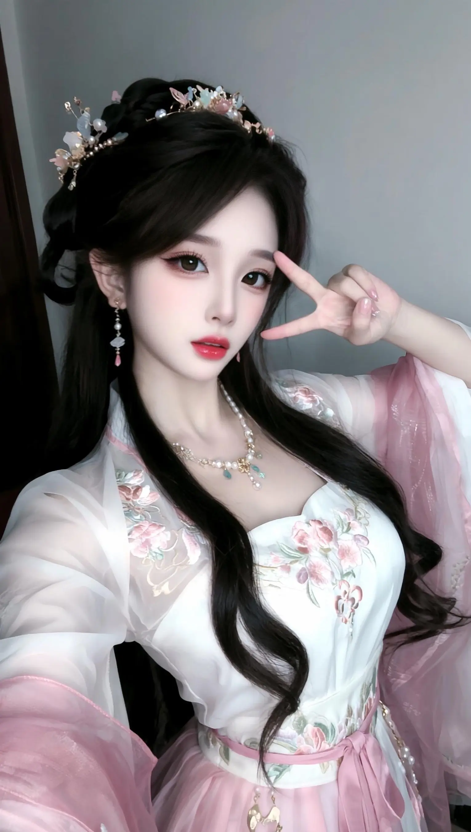 原创视频 古风头像 古风汉服发饰 清纯美女 网红小姐姐