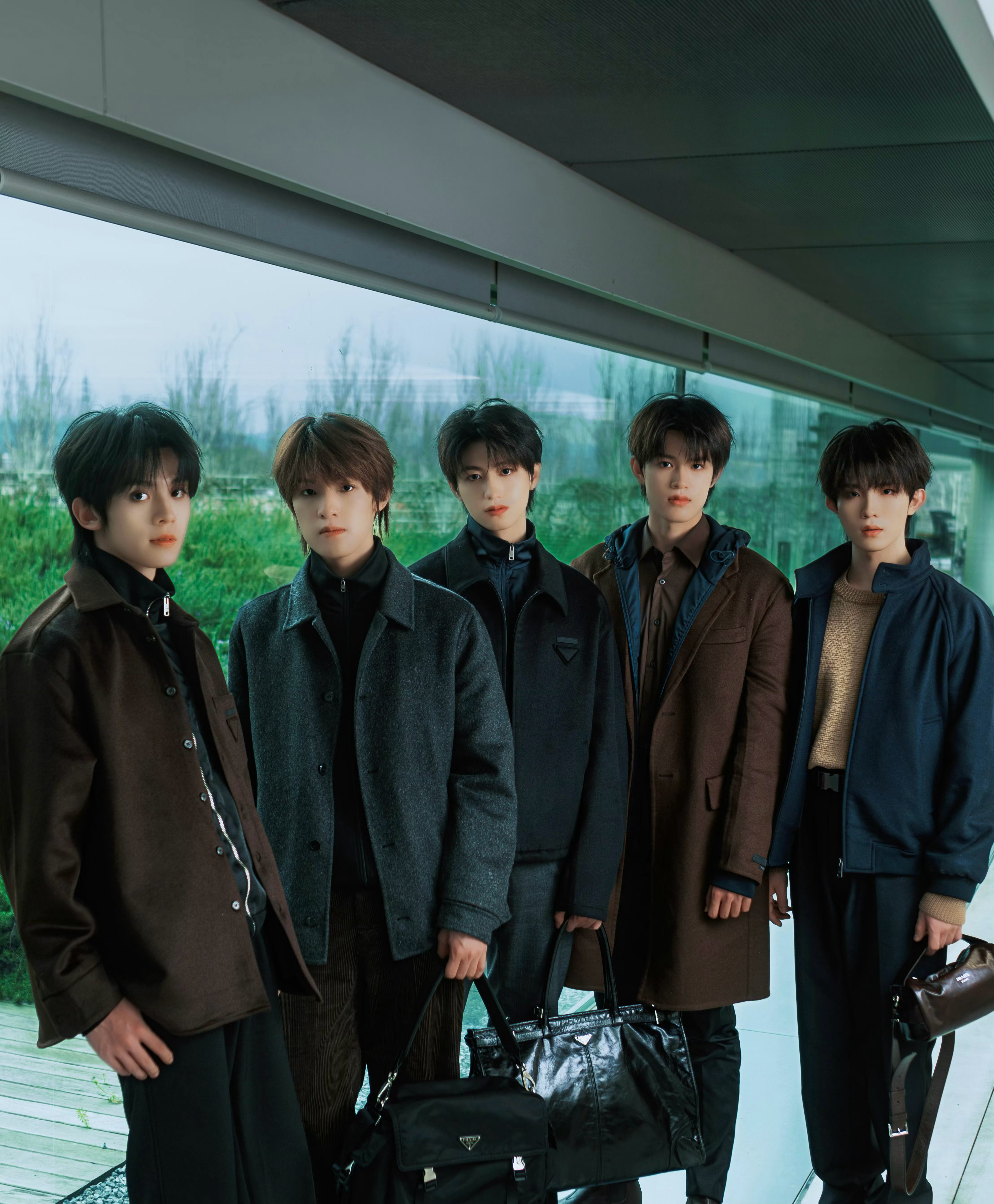 TOP登陆少年组合 X PRADA             朱志鑫、张泽禹、张极