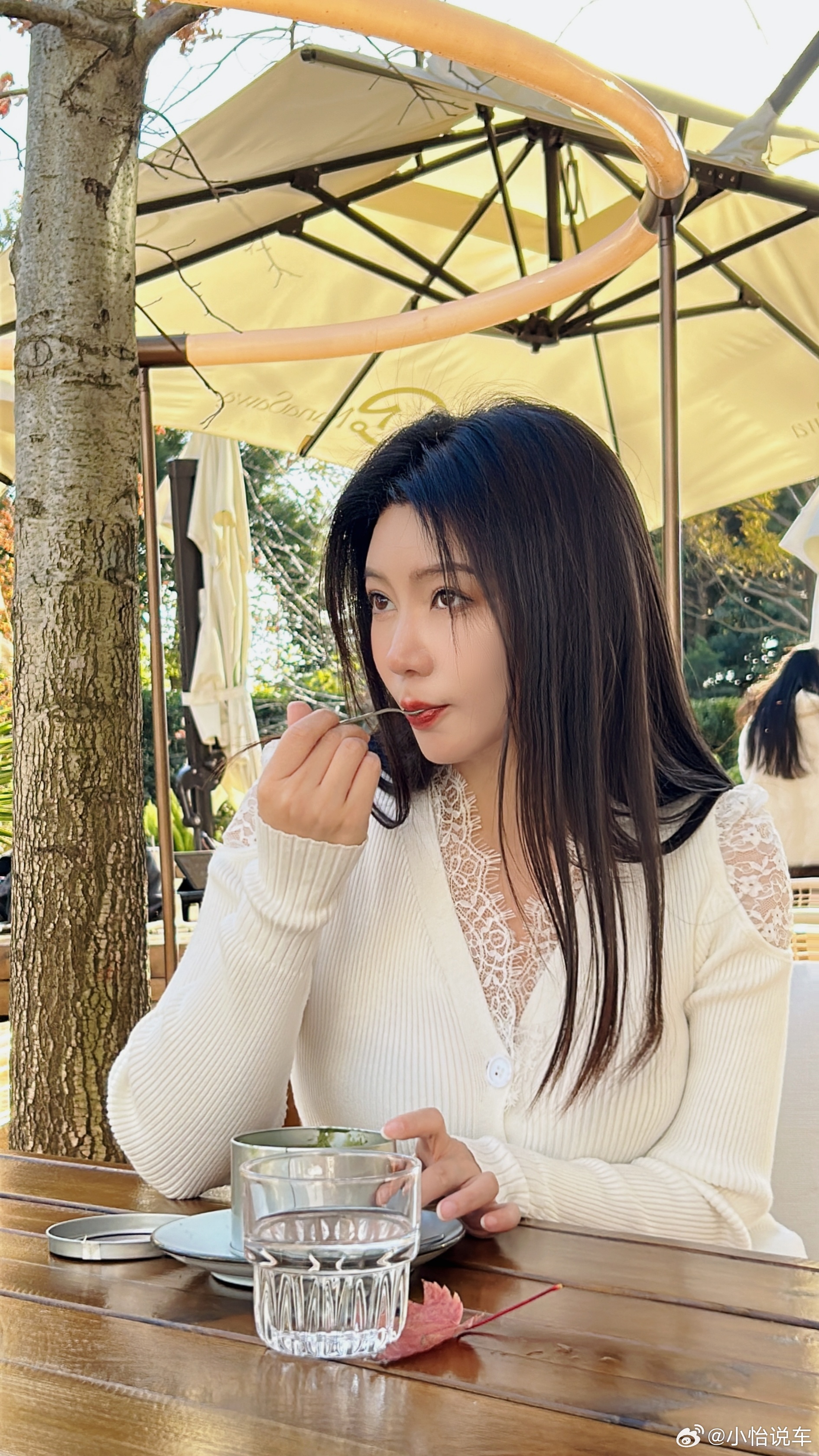 去天目里喝下午茶竟然看到了星越L 的快闪展台搭的很有春天的感觉俊男美女都在跟车合