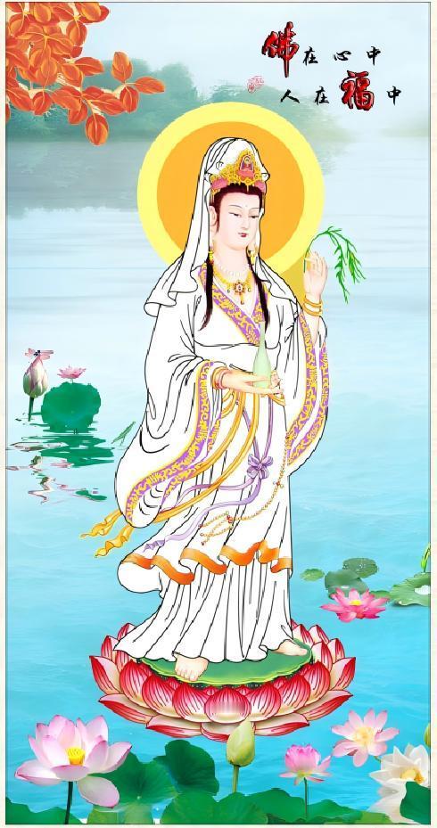 观音菩萨赋福佑，助力学子过难关。寺庙智慧之光照亮考场，为考生驱散迷雾，带来清晰的
