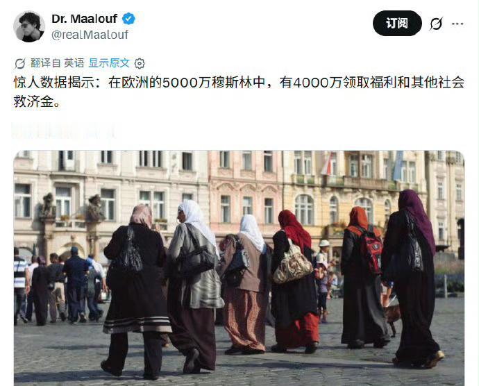 也不知道欧洲图的啥，对本国白人缴纳高额税收，却各种补贴给移民，到底是为啥？