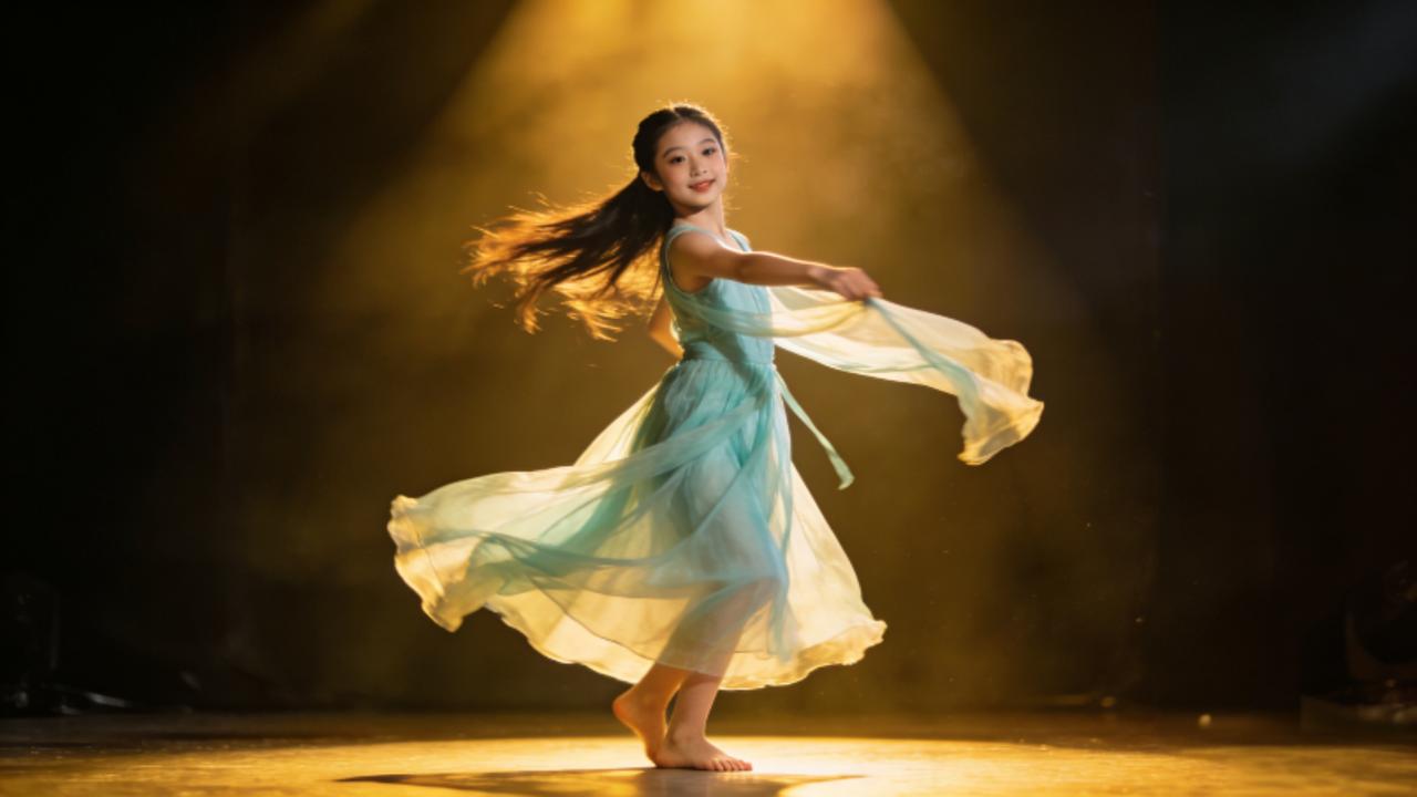 13岁"小酒窝"炸场舞蹈大赛！舞姿灵动如清风拂湖，千万网友：这才是Z世代的文化自