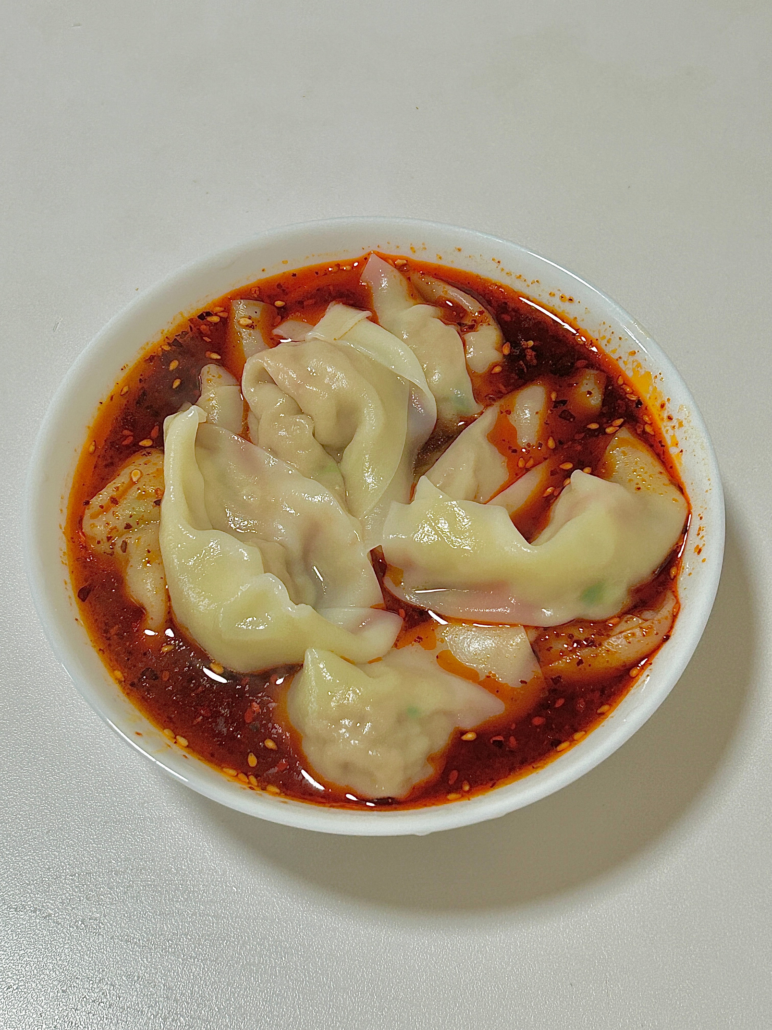 今天吃藕丁抄手！ 