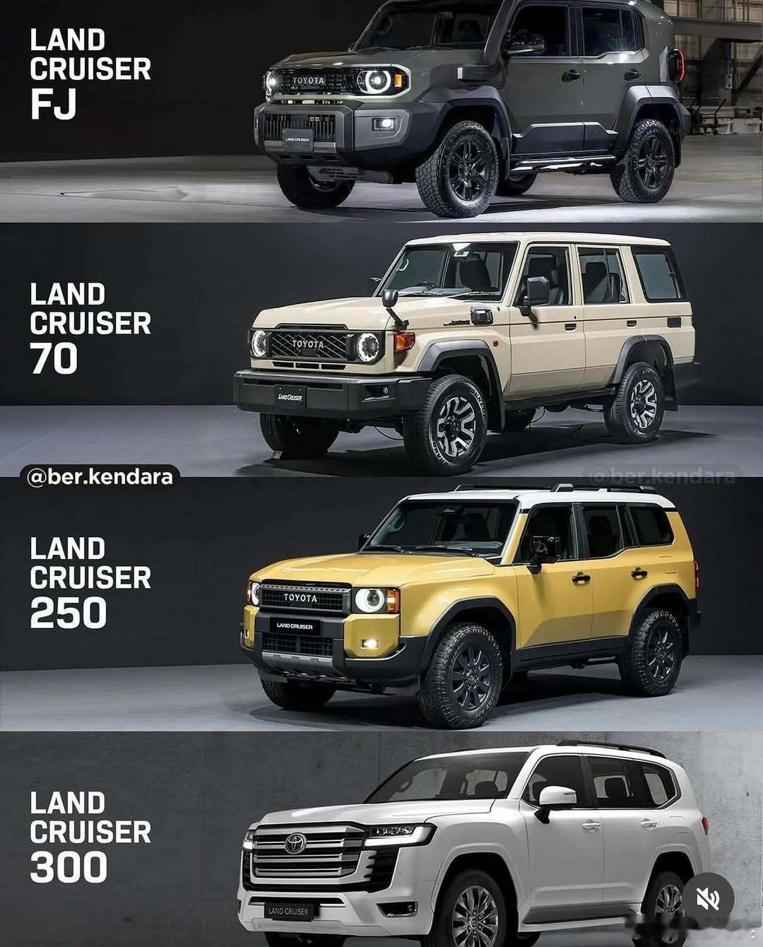 陆地巡洋舰  陆巡家族toyotalandcruiserlandcruiser7