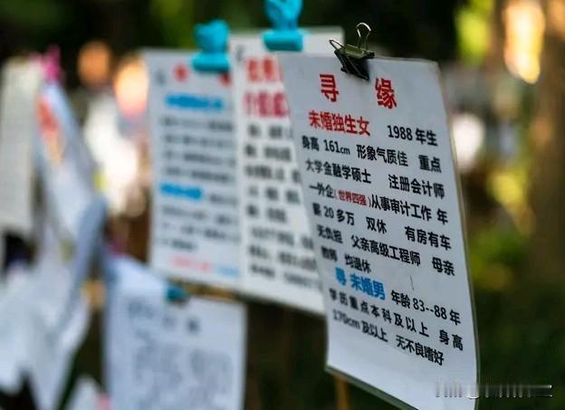 相亲市场一个扎心真相：公务员、医生、军官，很少出现在普通相亲局里
 
不少人相亲