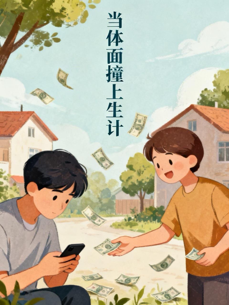 当体面撞上生计，你会怎么做？

亲戚借钱，你犹豫了半天，最后还是转了。对方说了句