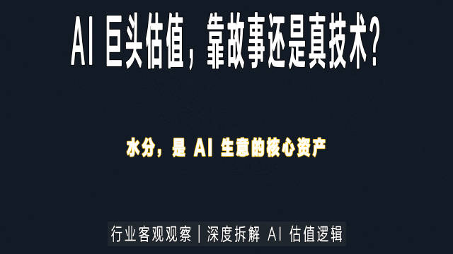 很多人认为大模型的高估值，来自已经落地成熟的硬核技术。
换个行业观察者视角，聊聊宣传叙事和资本估值之