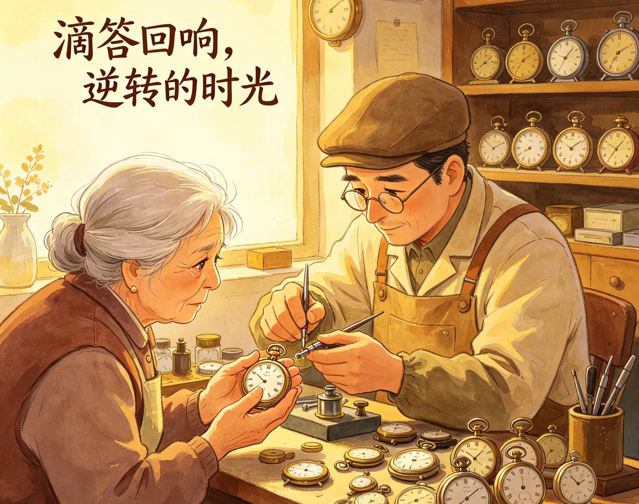 江湖怪谈•荒诞志199滴答回响之逆转的时光
【内容】修表匠的店里，总有人拿停摆的