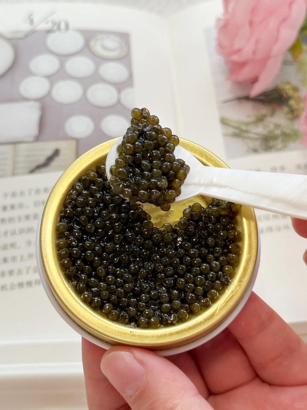 第一次吃鱼子酱 怎么没让我早点发现❗️