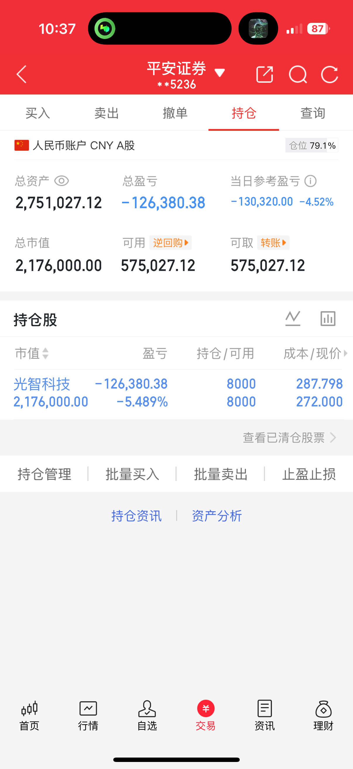 6月26📅老才上午实盘记录今日持仓💹 ：光智科技。预期300每日如实同步个人