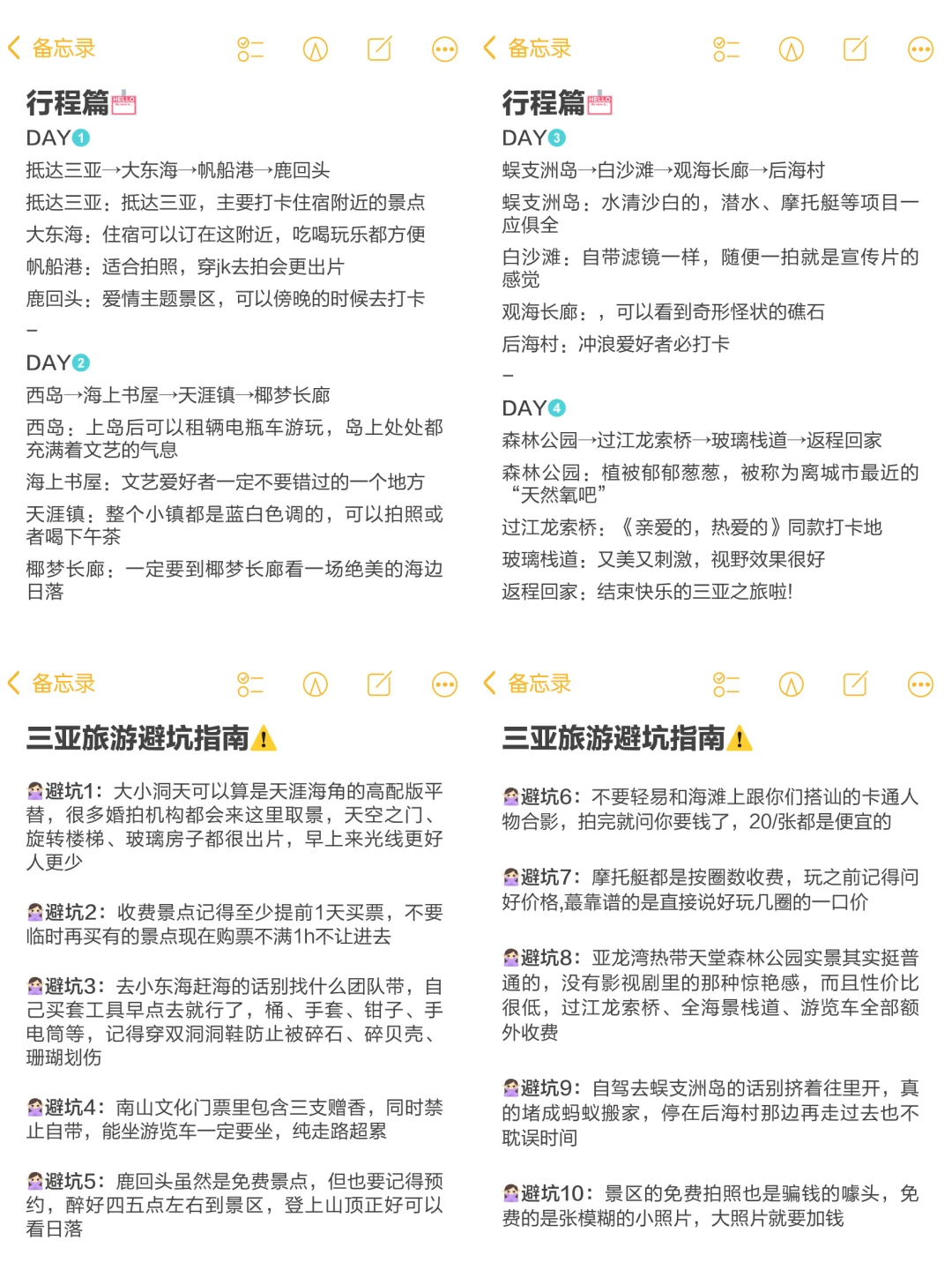 本人的海南攻略已经是next level…