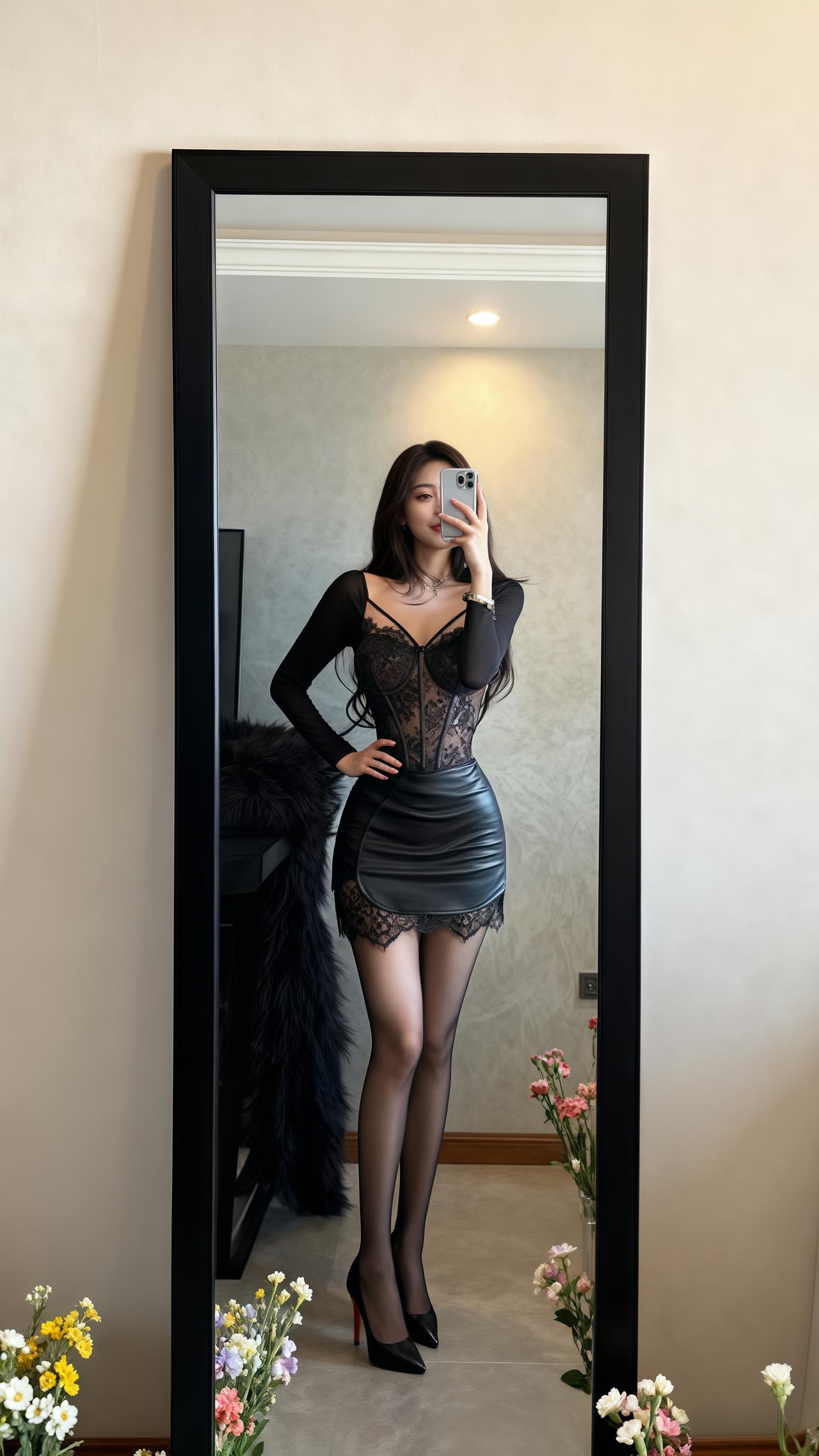 辣妹穿搭 黑色高级感穿搭 御姐风