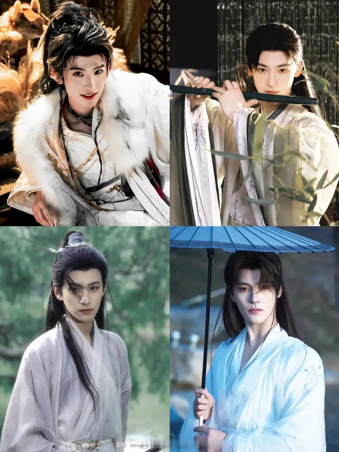 新晋古偶小生，只认出了常华森，还P失真了。其他三位都不认识。 