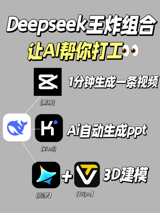 Deepseek超强王炸组合‼️建议收藏🔥