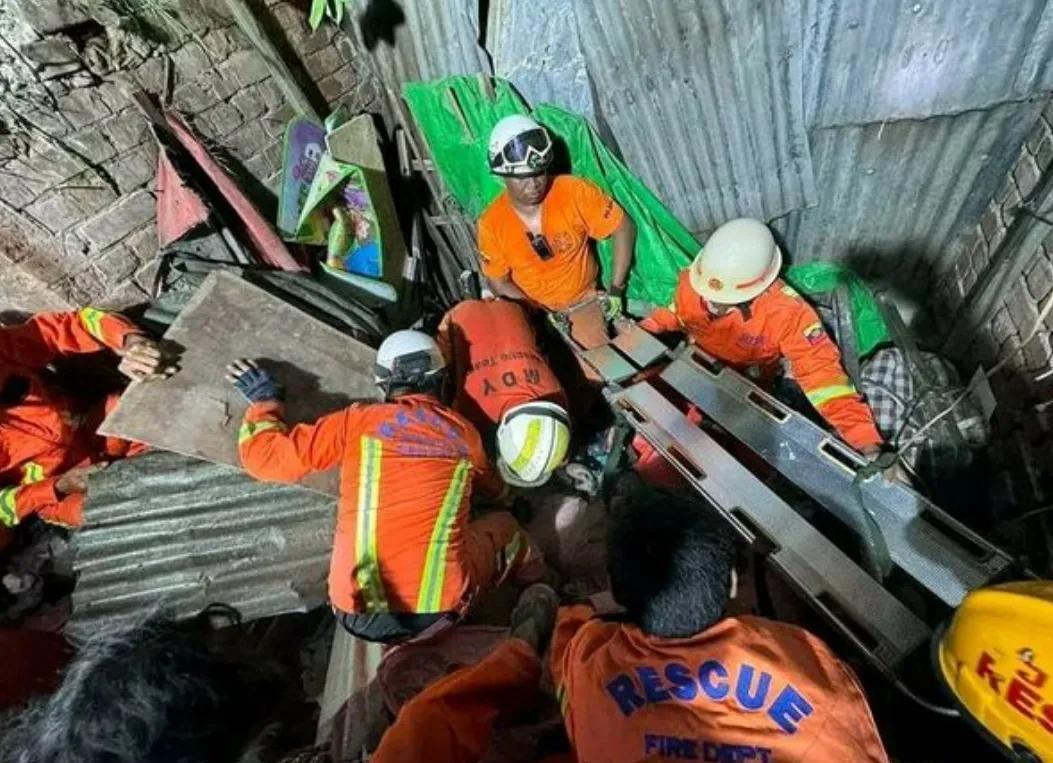 从地区消防队和地区民众处获悉，缅甸曼德勒省曼德勒市昂咩达散镇区昂咩达散街区20条