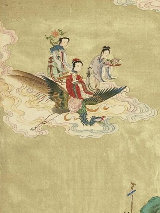 放大看古画：神仙春天也要聚会！