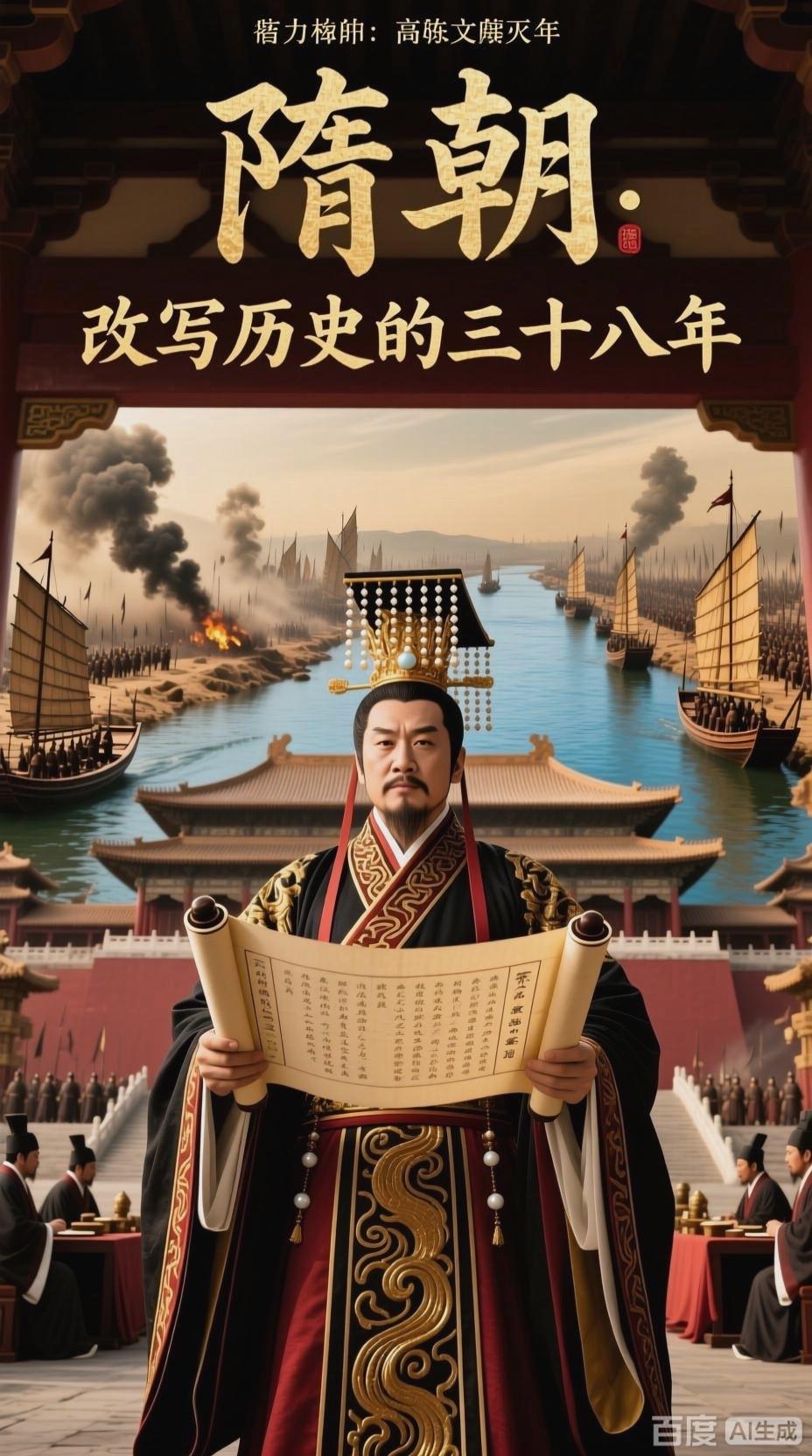 隋朝37年国祚如流星划过，却把几百年乱世的沉疴彻底扫清。它终结南北分裂，留下大兴