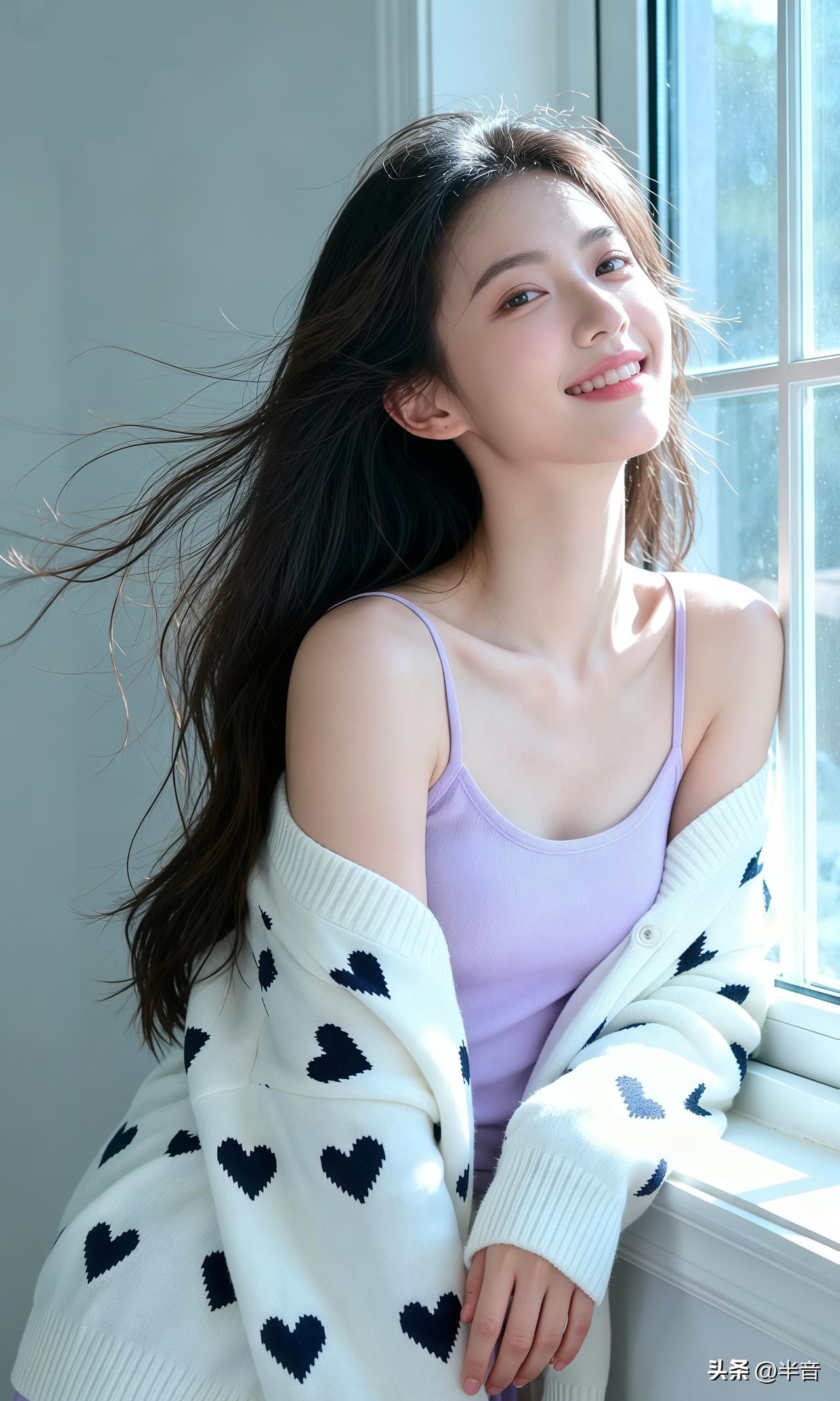 当阳光洒在脸上的那一刻
感觉所有的温柔都向我涌来了
说不清是风动了，还是心跳了?