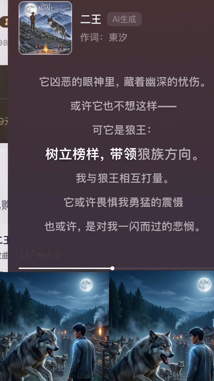 二王。
作词：东汐。
一生做一次王，足矣。即便在不足万户的村庄，即便只当一日不为