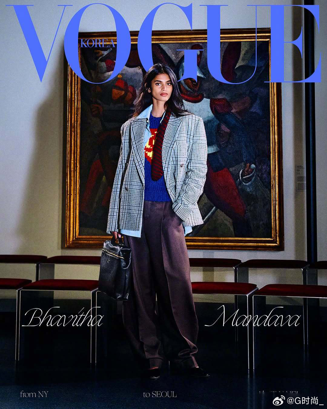 韩国版 VOGUE 特别封面，超模 Bhavitha Mandara、Soo J