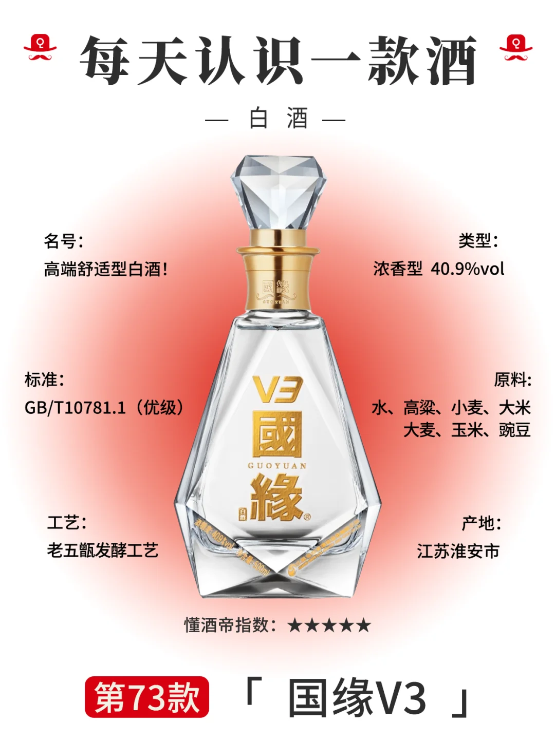 每天认识一款酒〡国缘V3🍶春节仪式感神器