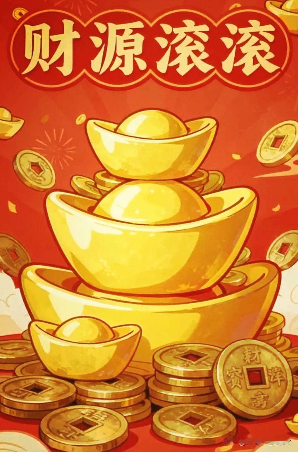 财运高升，万事亨通。