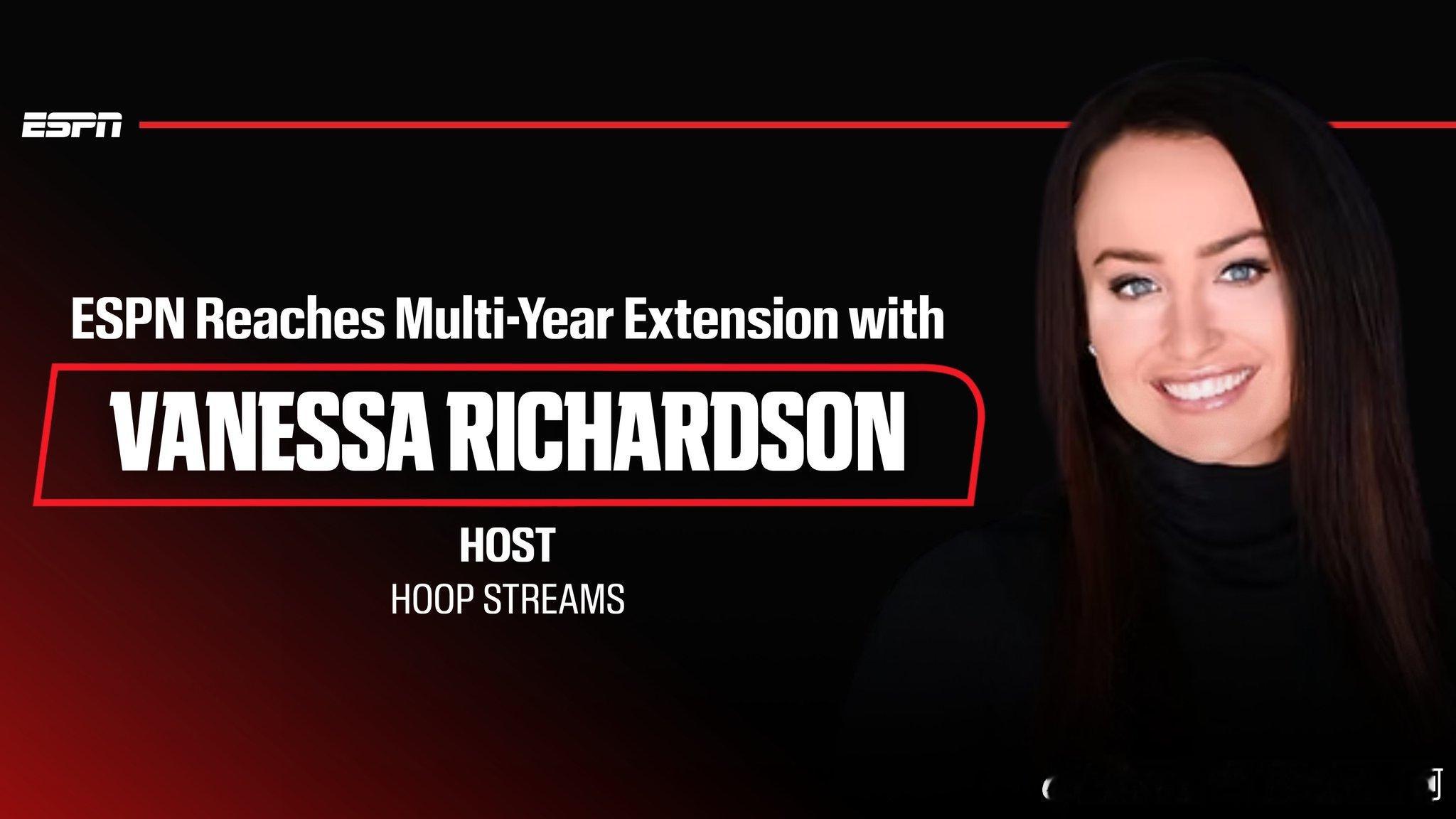 休斯顿火箭休斯顿火箭 ESPN宣布：火箭队场边记者 Vanessa Richar