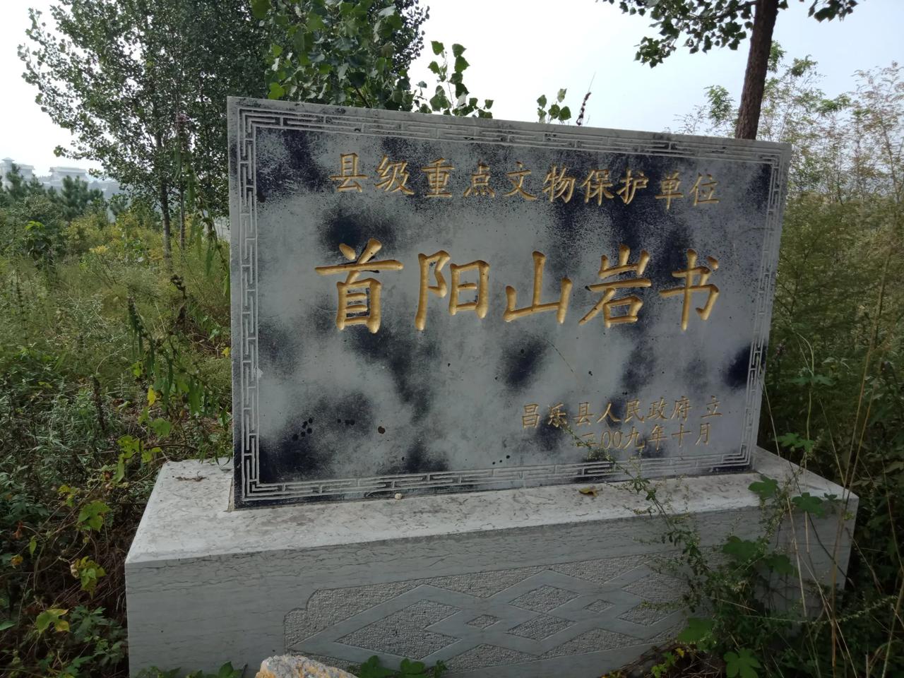 关于山东省潍坊市昌昌乐县的“首阳山岩书”
大家有何见解？
懂地质的朋友们也可以了