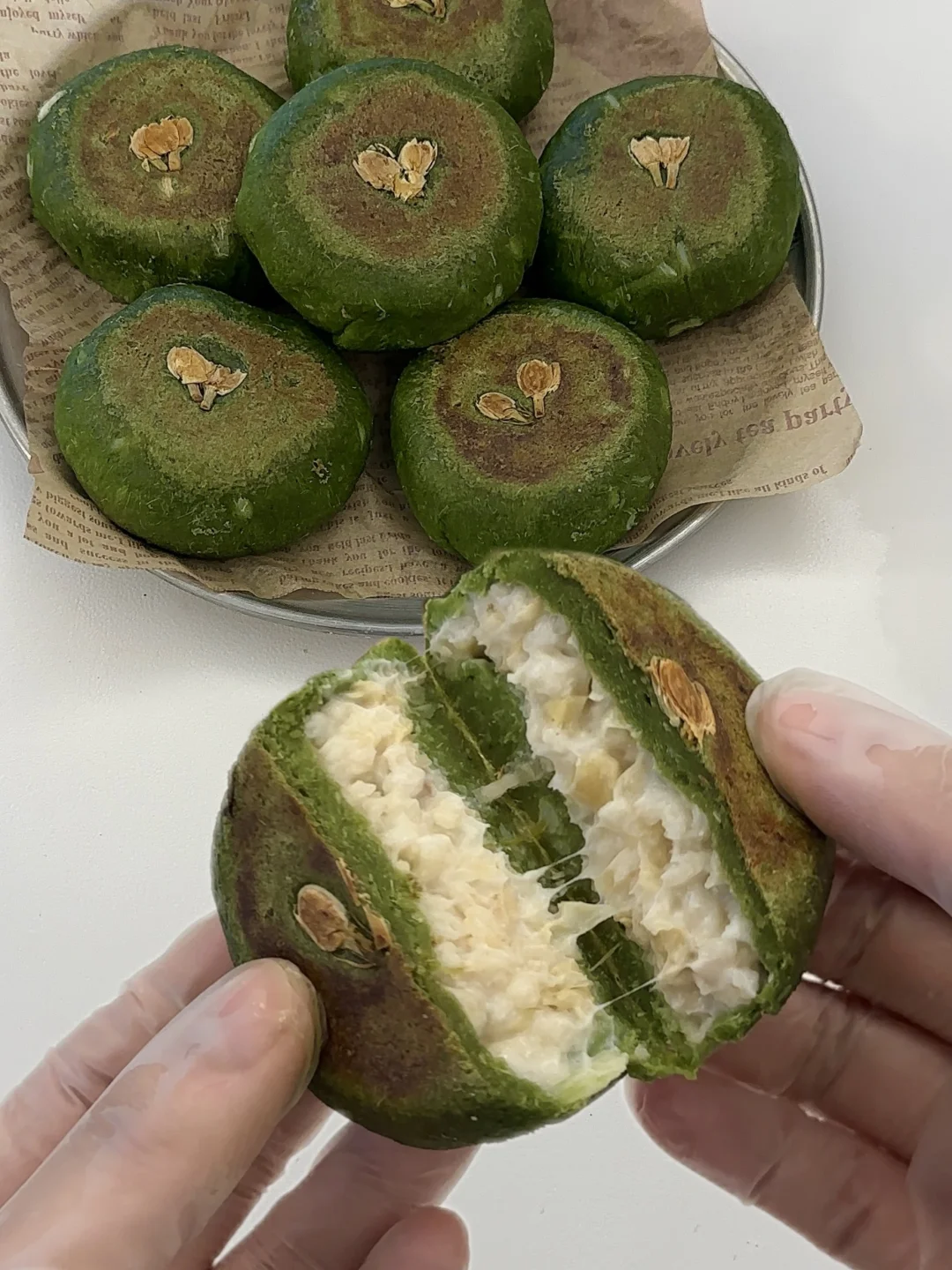 一块仅140大卡！0糖0油🍵茉莉奶酱糯叽叽！